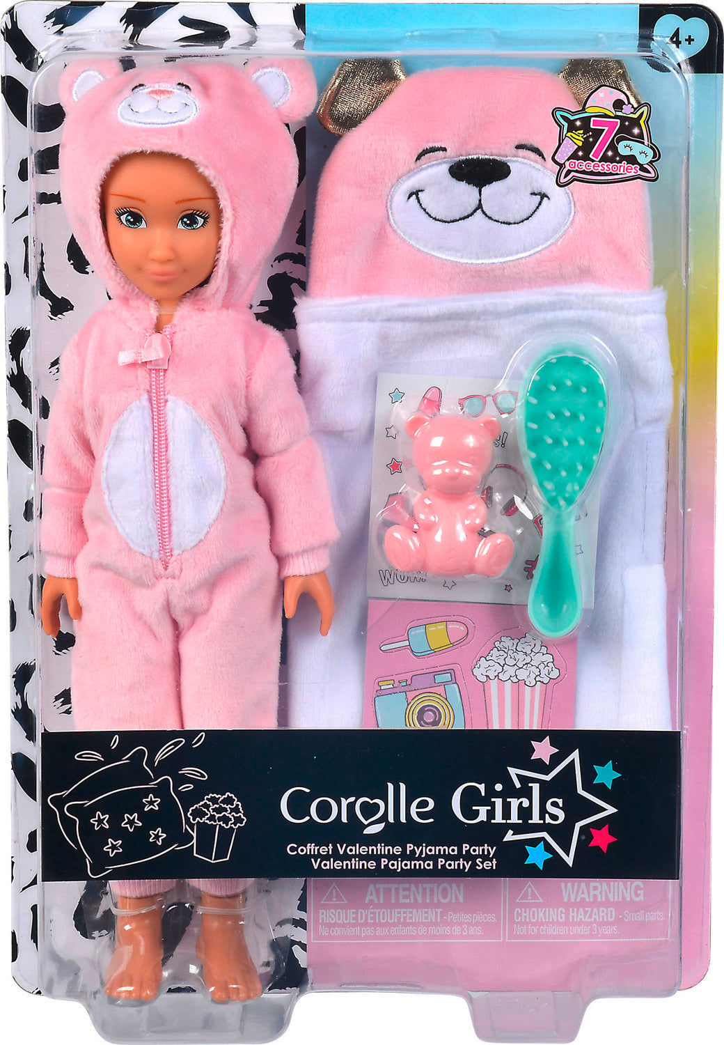 Corolle Girls Valentine Pajama Party Set