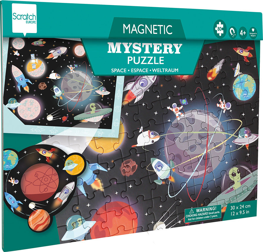 2 In 1 Magnetic Puzzle - Mystery Game - Space