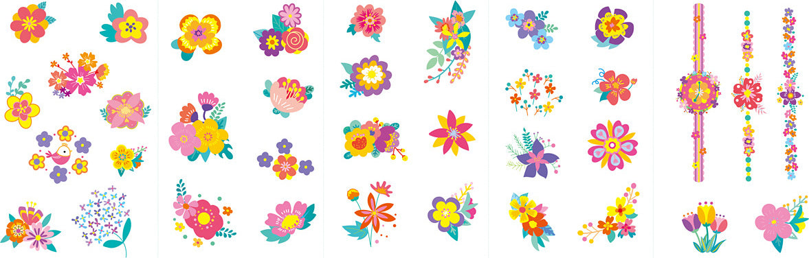 Nail Stickers & Tattoos - Flower