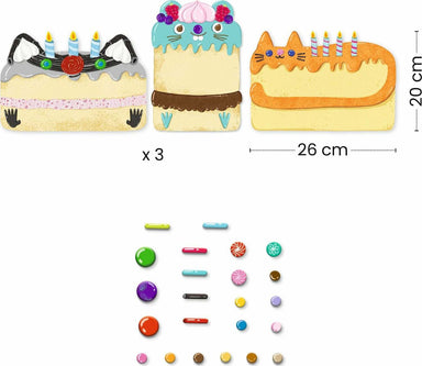 Cakes and Sweets Collage Craft Kit