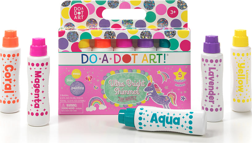 Ultra Bright Shimmer Dot Markers 5 Pack