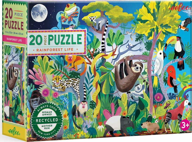 Rainforest Life 20 Piece Puzzle