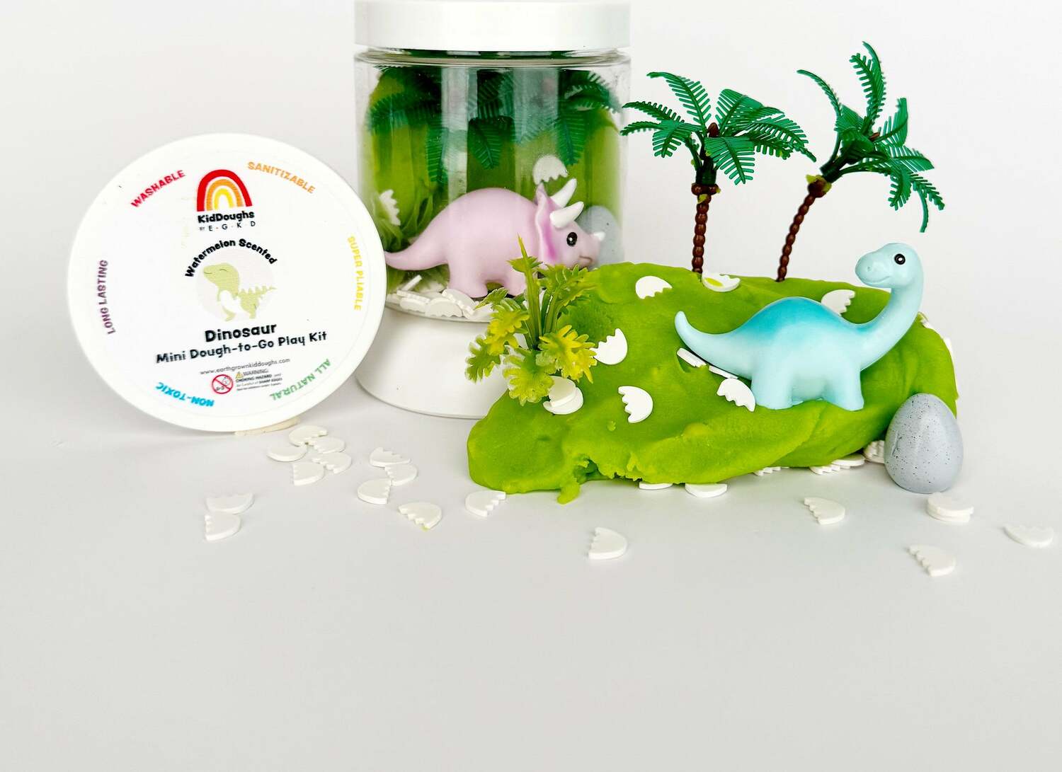 Dinosaur (Watersmellon) Mini Dough-To-Go