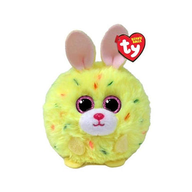 Lemon Yellow Bunny Puffie Beanie Ball