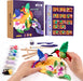 OKTO Air-Dry Clay 3D Painting Kit - 3D Hummingbirds (11.4 x 11.4 in)