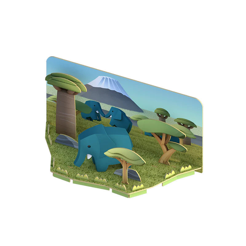 Elephant Magnetic Half Animal