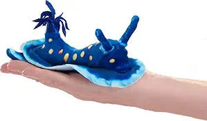 Mini Blue Nudibranch Puppet