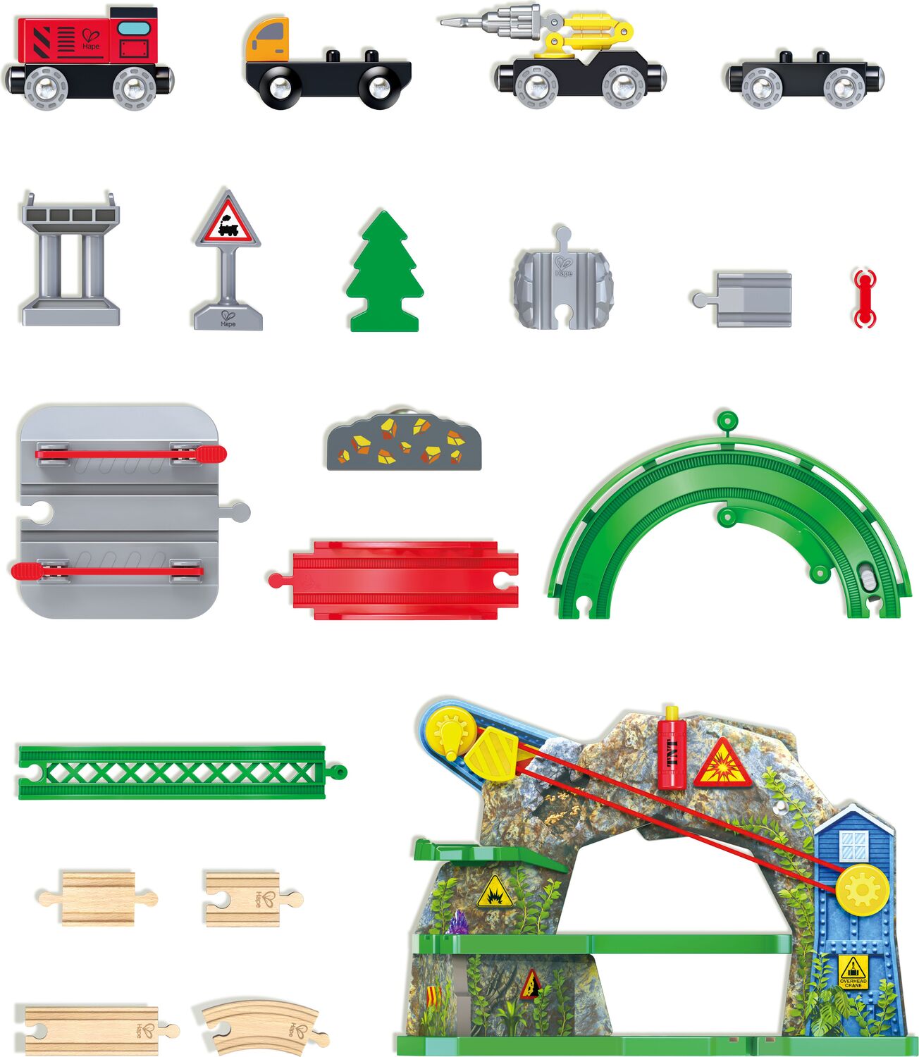 Treasure Mountain Train Set