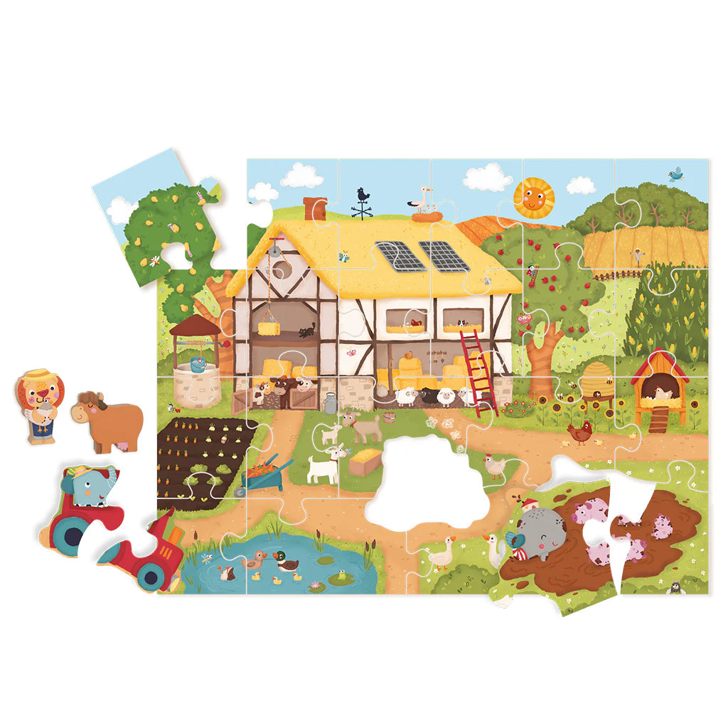 Happy Barn Party Activity Story Puzzle