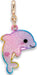 Gold Glitter Tie-Dye Dolphin Charm