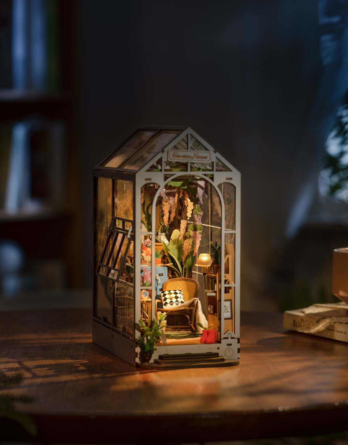 DIY Miniature House Kit: Flower House