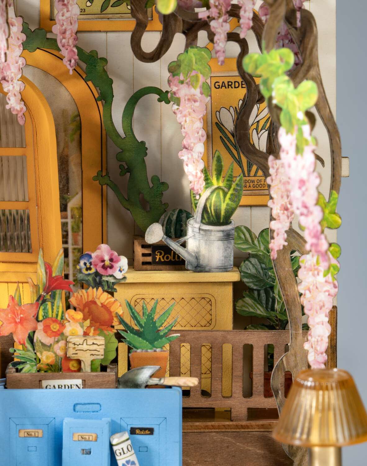 DIY Miniature House Kit: Flower House