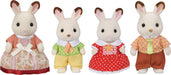 Calico Critters Chocolate Rabbit Family