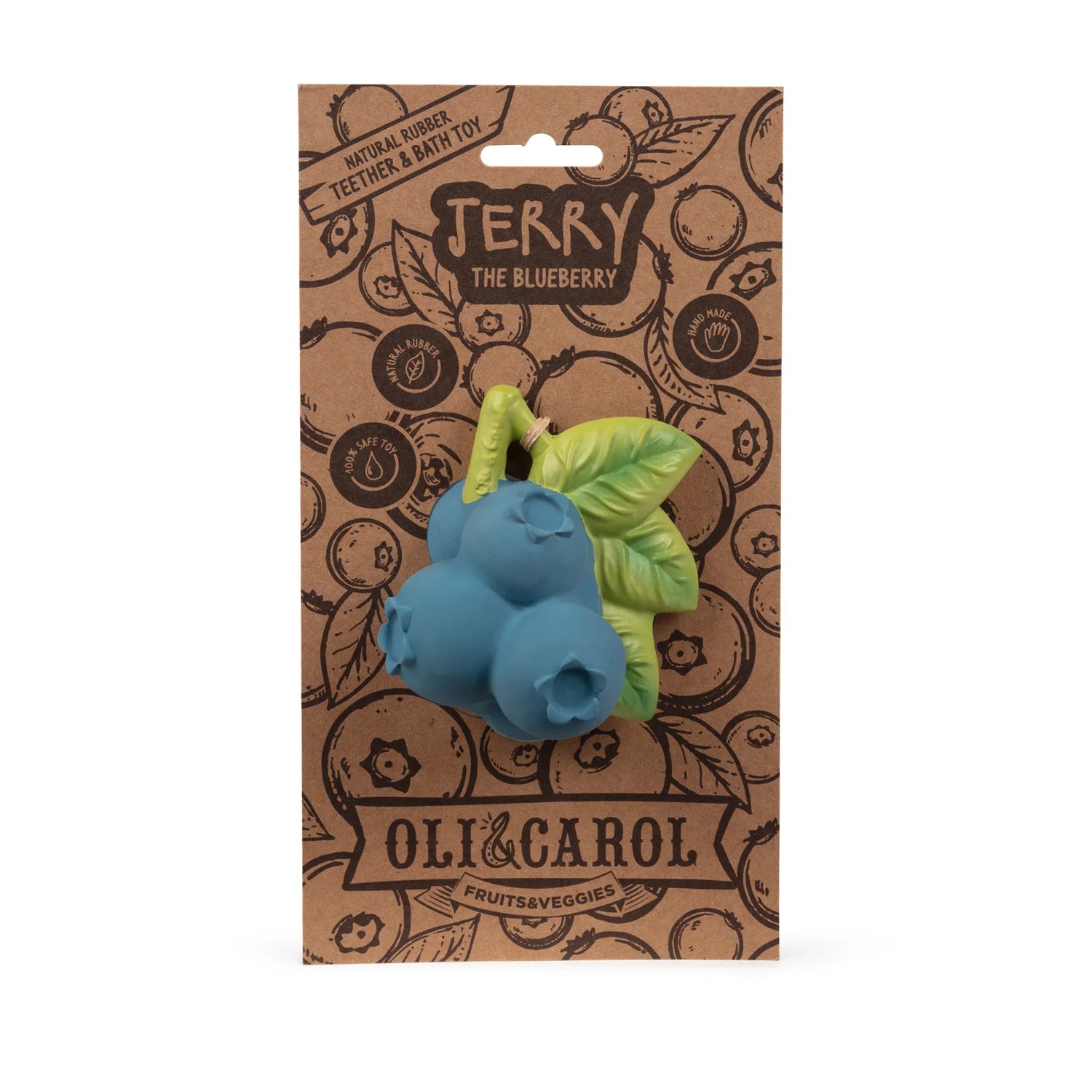 Jerry the Blueberry Rubber Teether