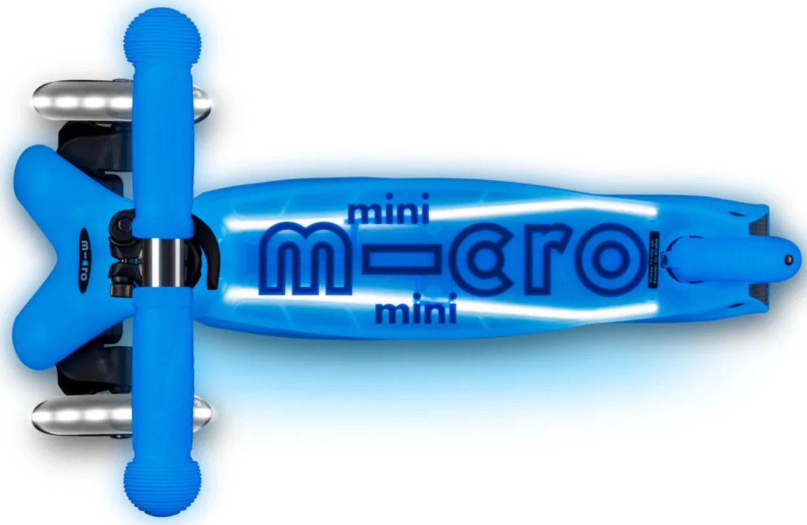 Micro Mini Glow Plus LED Scooter (Arctic Blue)