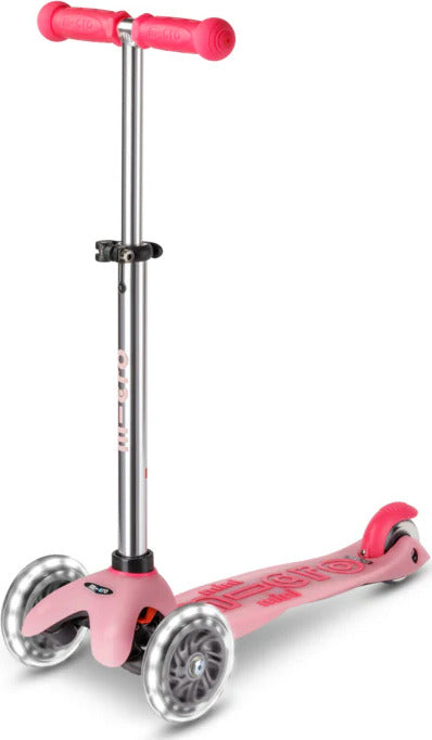 Micro Mini Glow Plus LED Scooter (Frosty Pink)