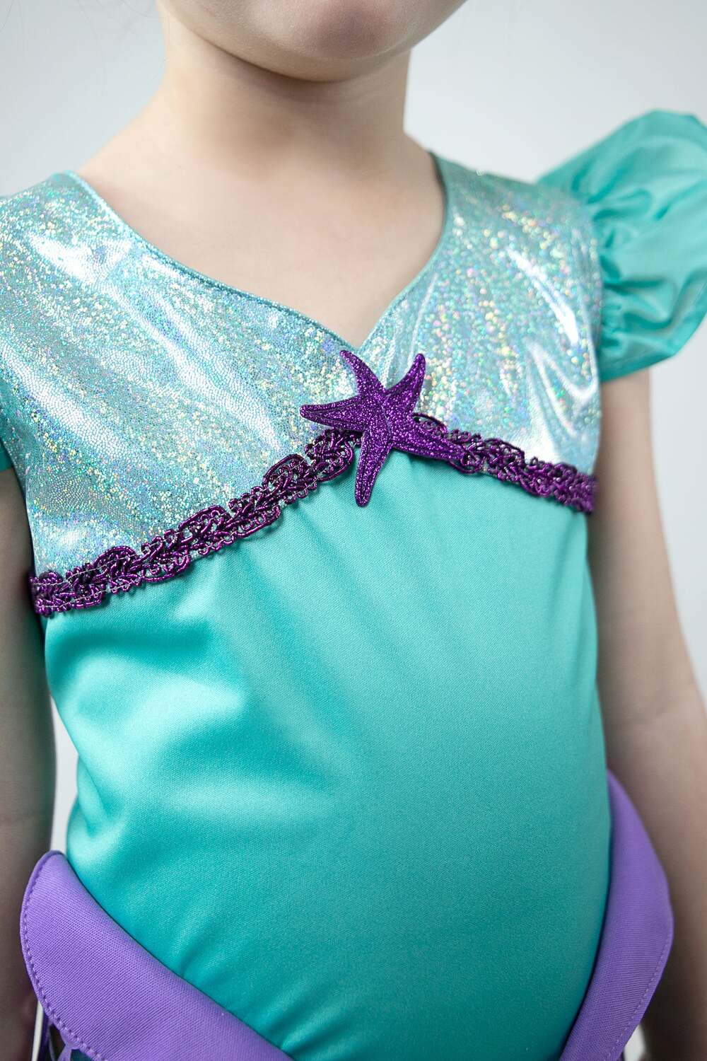 Purple Sparkle Mermaid - 3-5 Years (M)