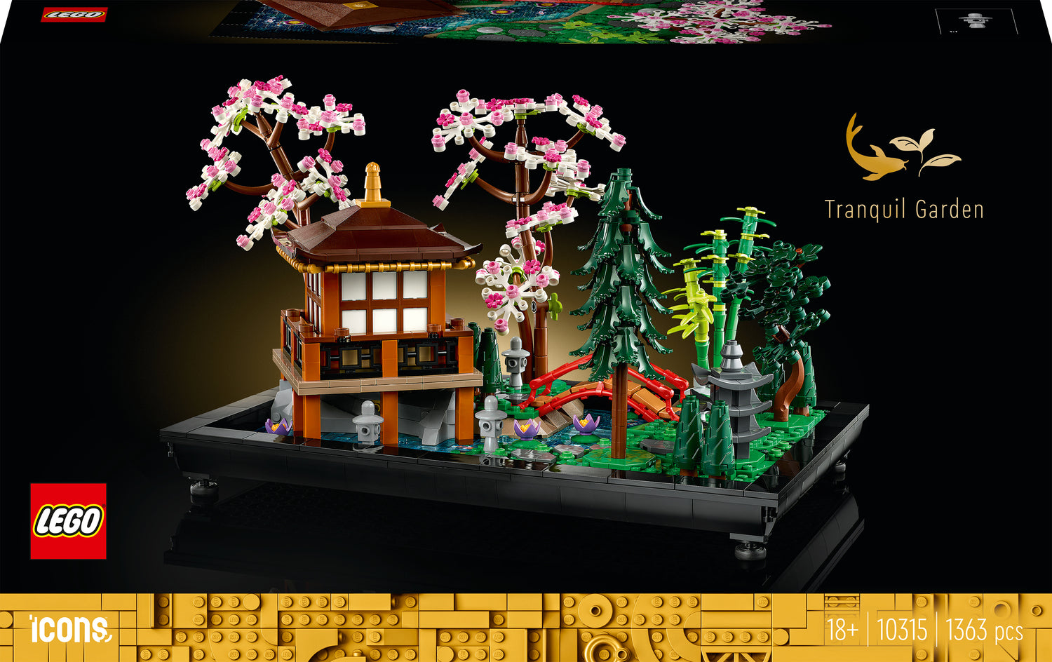 Les nombreuses plantes LEGO de 10315 Tranquil Garden