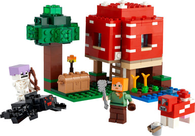 LEGO® Minecraft: The Mushroom House