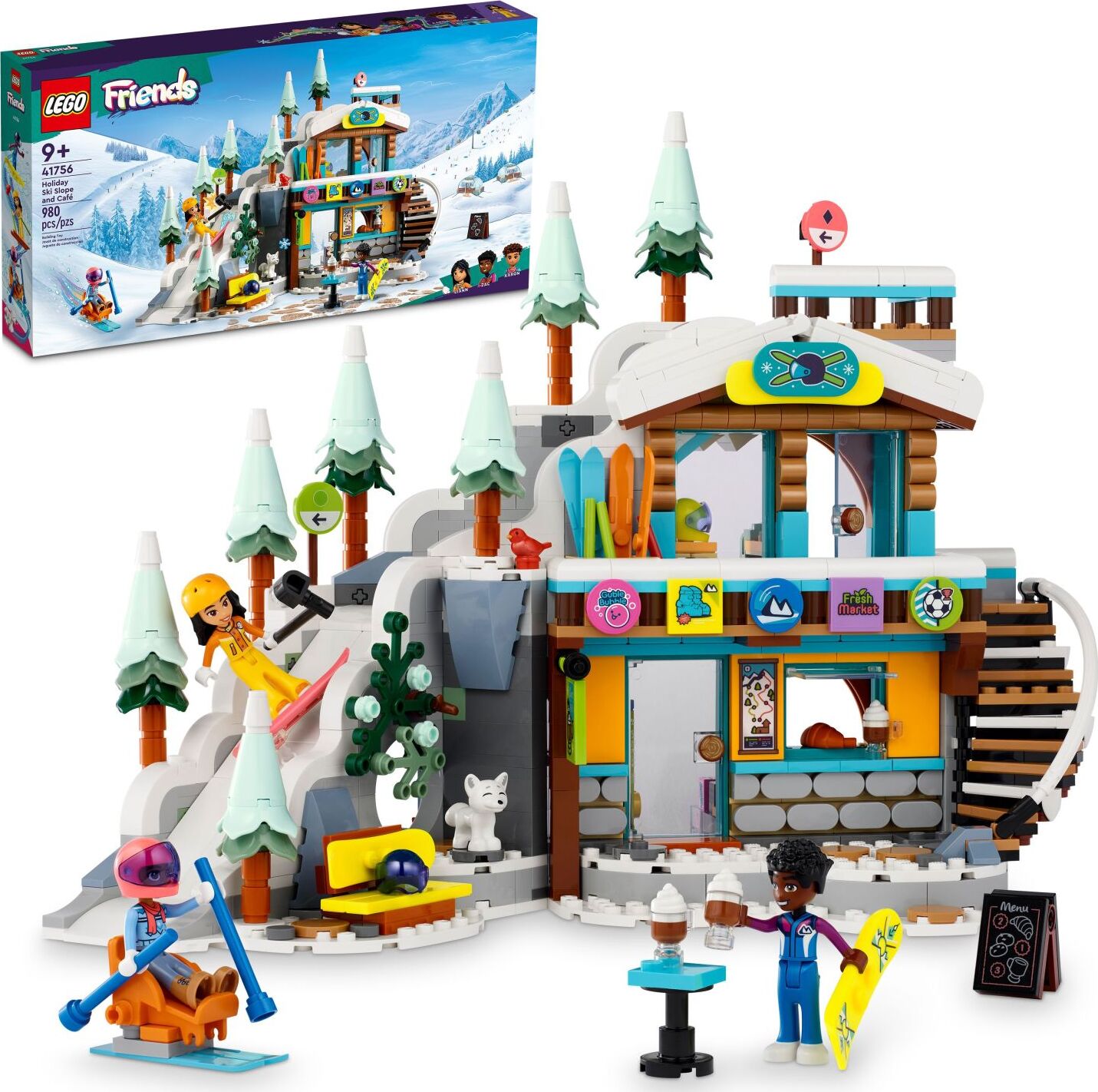 LEGO® Friends: Holiday Ski Slope and Café