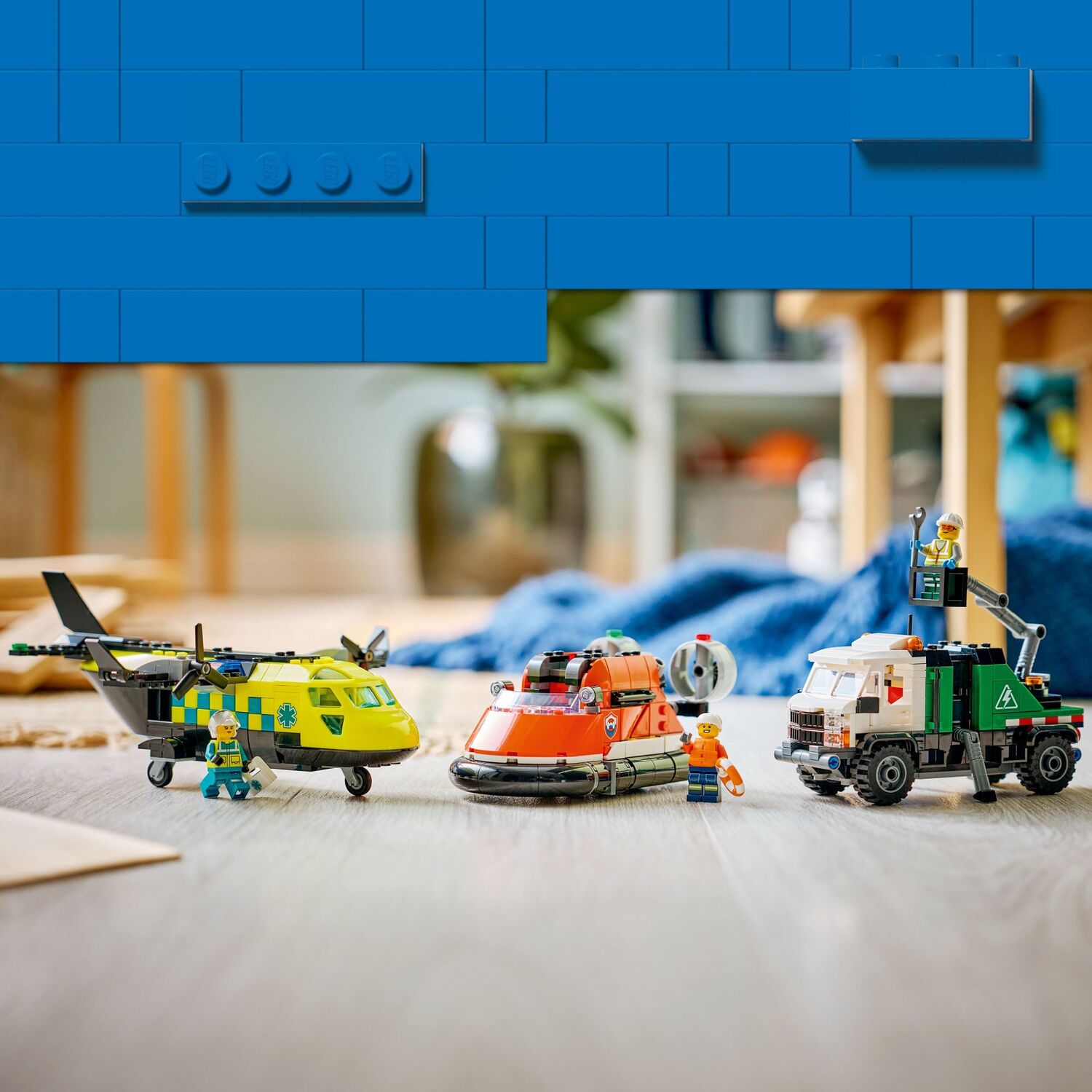 LEGO City Great Vehicles: Airplane, Service Truck & Hovercraft Remix