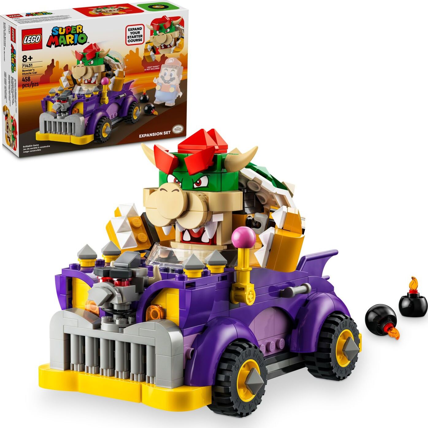 LEGO Super Mario: Bowser's Muscle Car Expansion Set