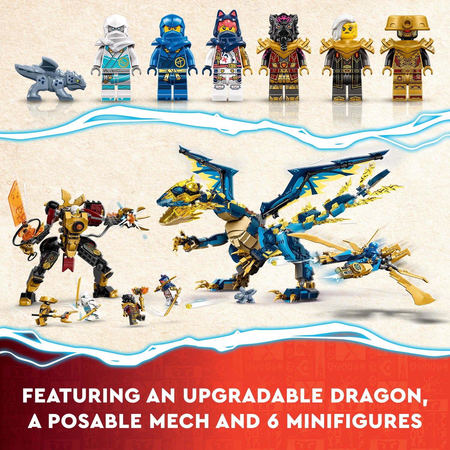 LEGO NINJAGO Elemental Dragon vs. The Empress Mech