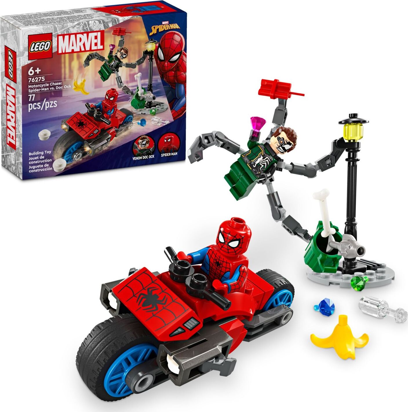 LEGO Super Heroes Marvel: Motorcycle Chase: Spider-Man vs. Doc Ock