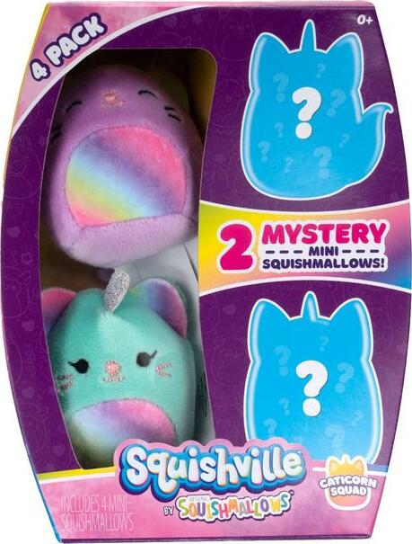 Squishville Mini Plush 4 Pack (Assorted)