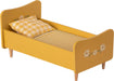 Wooden Bed Miniature - Yellow