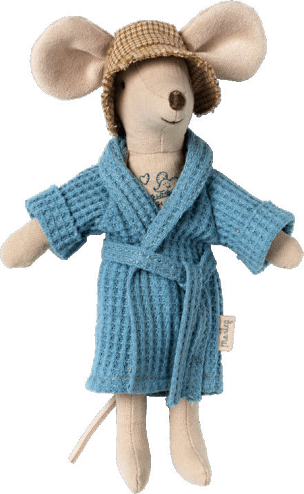 Bathrobe - Dusty Blue Dad/Mum Mouse