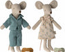 Mum and Dad Mice in Cigar Box