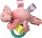 Taggies Lizzy Axolotl Teether Rattle - 9"