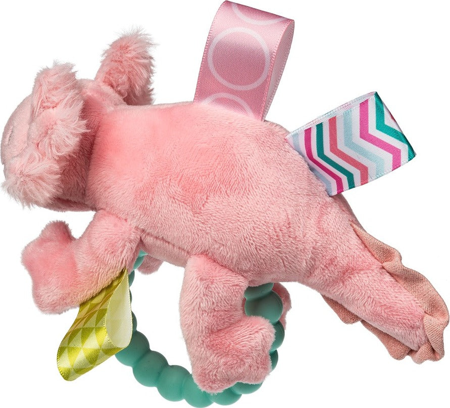 Taggies Lizzy Axolotl Teether Rattle - 9"