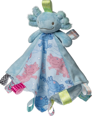 Taggies Fizzy Axolotl Character Blanket - 13x13"