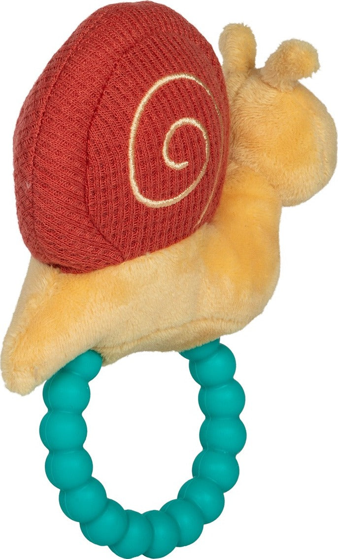 Skippy Snail Teether Rattle - 6"