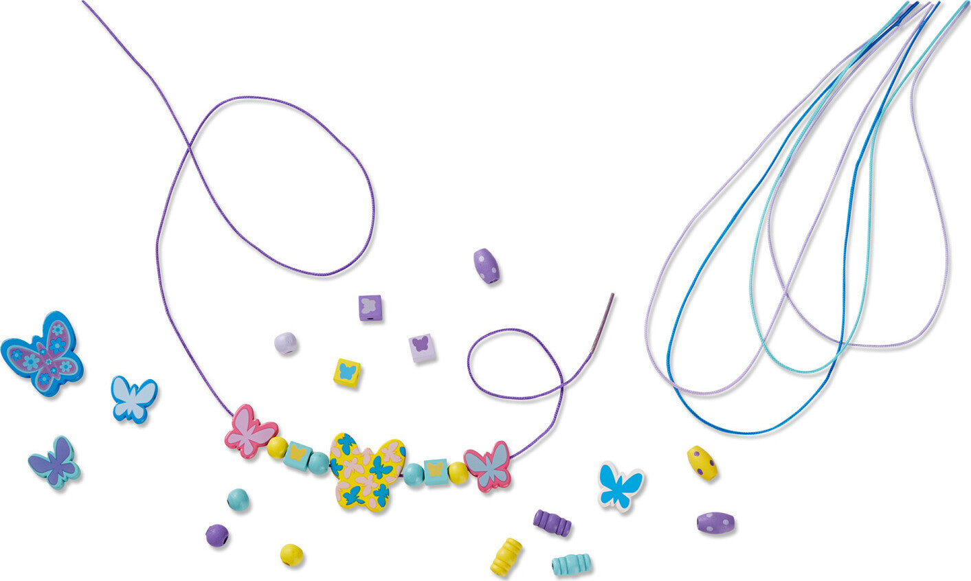 Created by Me! Butterfly Beads Wooden Bead Kit
