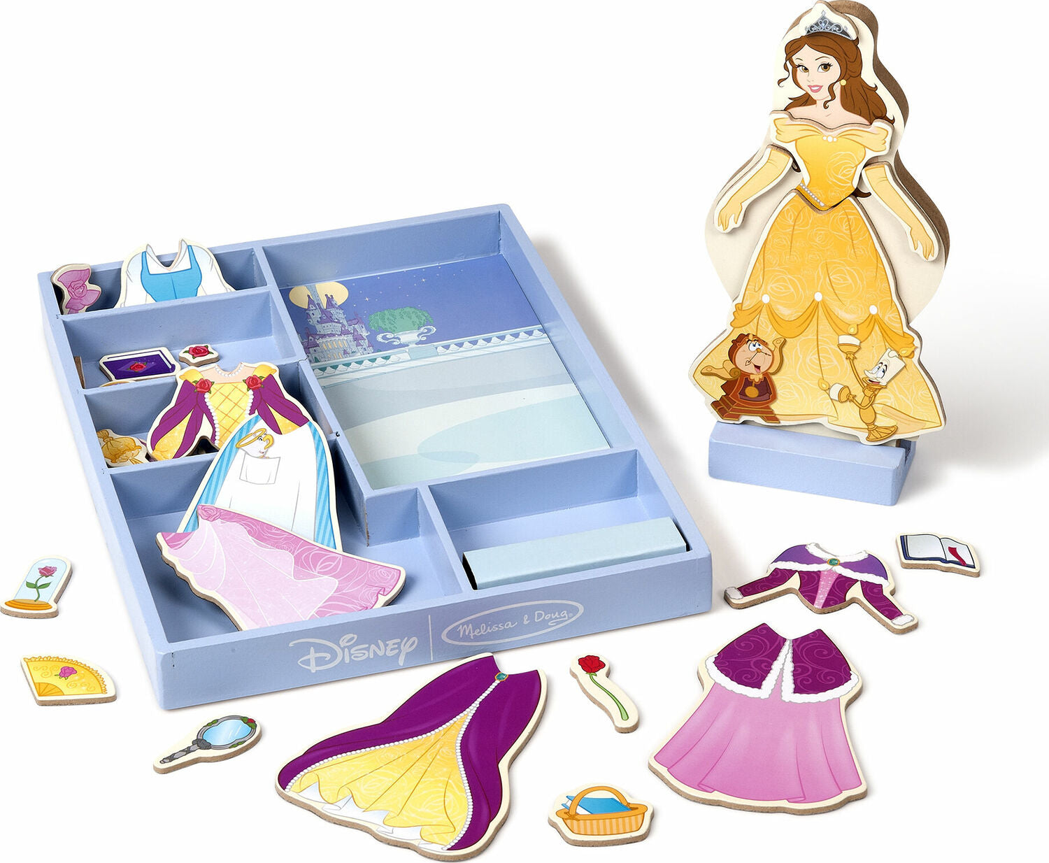 Belle Wooden Magnetic Dress-Up