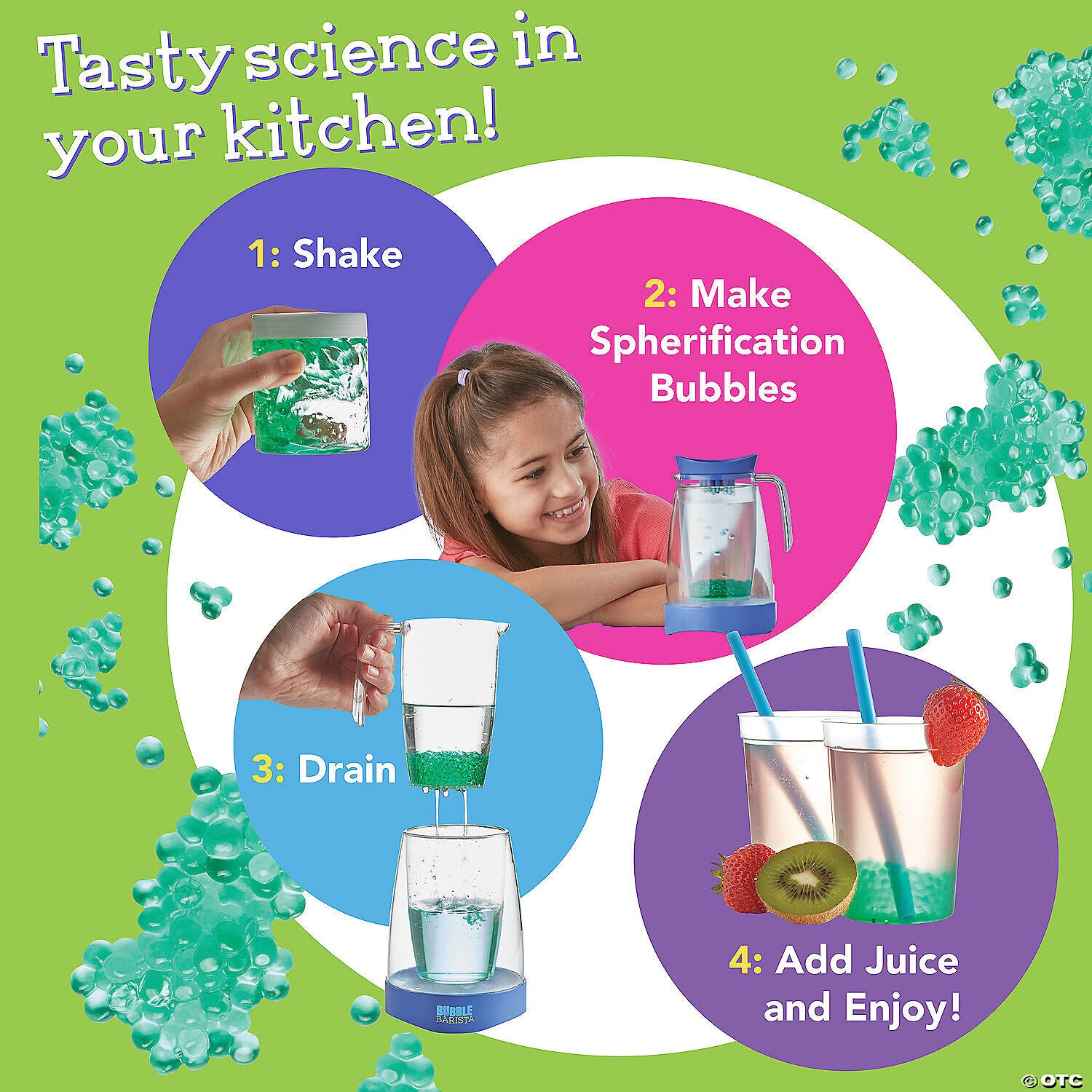 Kitchen Science Academy Bubble Barista Drink-Making Kit