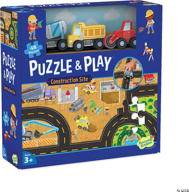 Puzzle and Play: Construction Site 48 Piece Puzzle