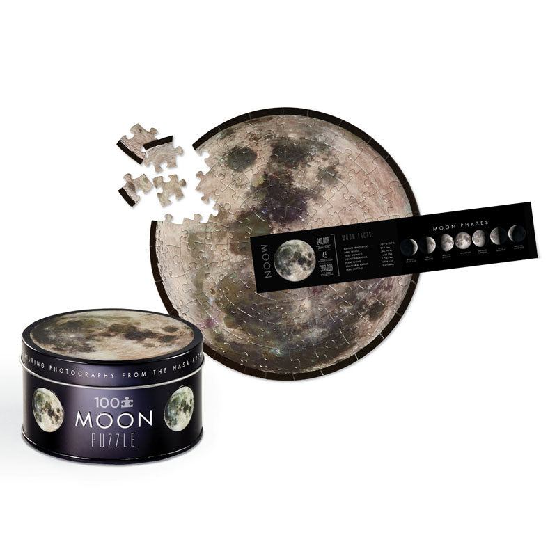 Moon 100 pc Tin Space Puzzle