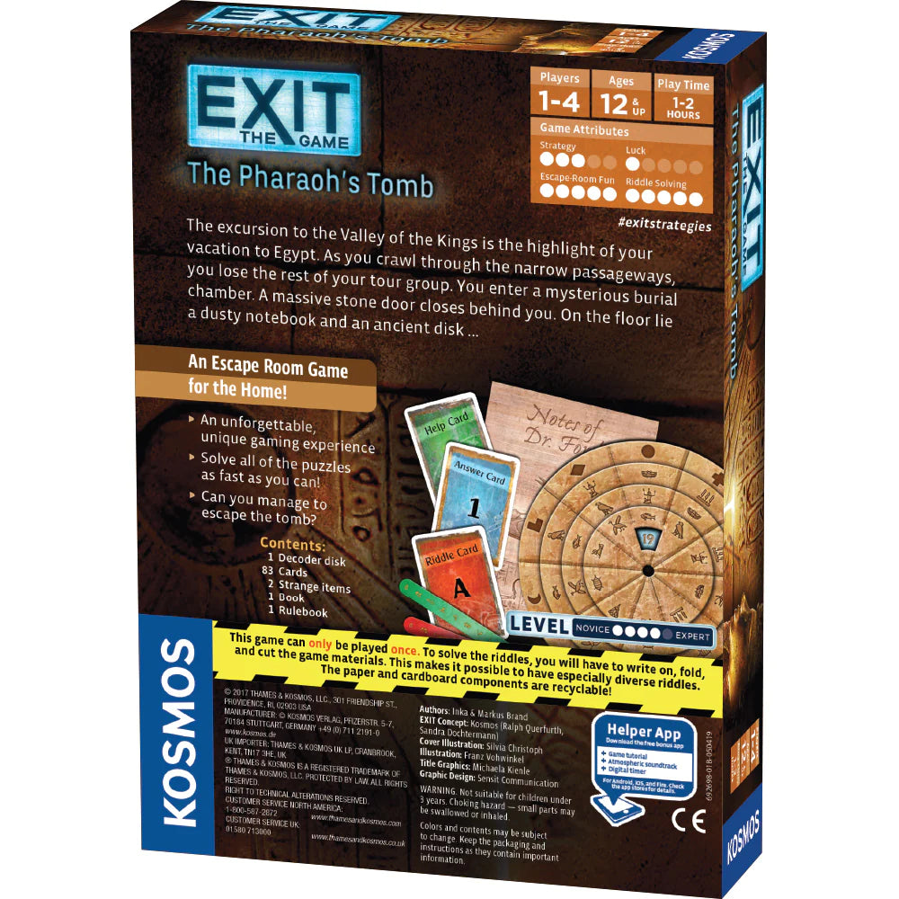 Exit:  The Pharaoh's Tomb