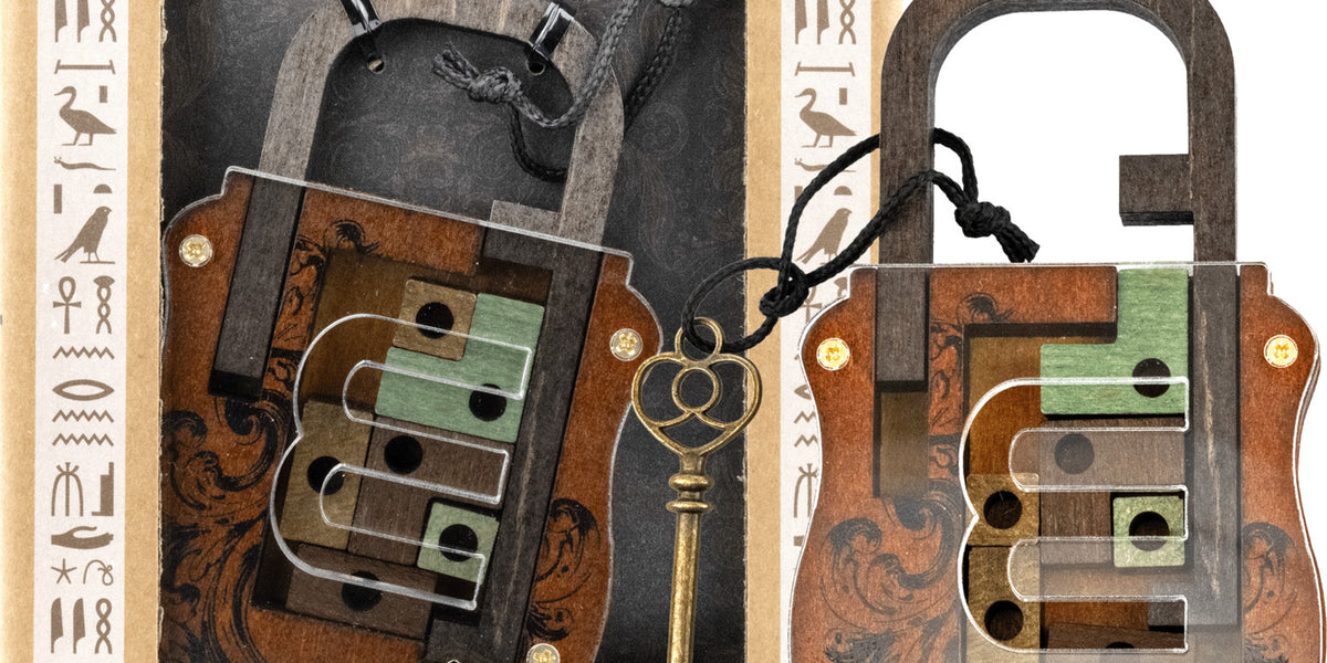 True Genius Egyptian Pin Lock Puzzle — Piccolo Mondo Toys