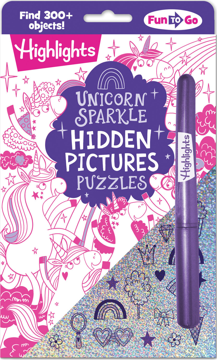 Unicorn Sparkle Hidden Pictures Puzzles