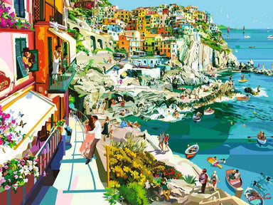 Romance in Cinque Terre (1500 Piece Puzzle)