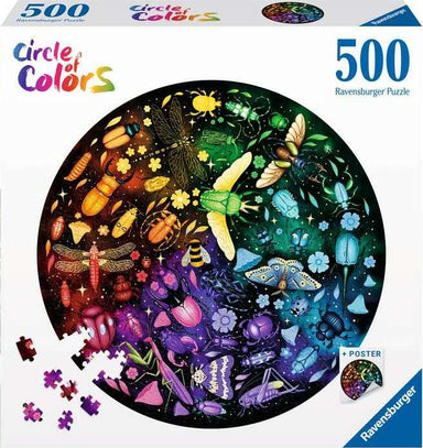 Insects (500 Piece Round Puzzle)
