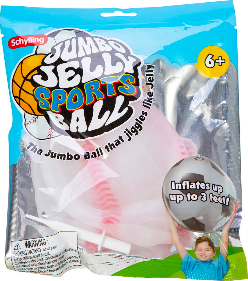 Jumbo Jelly Sports Ball (assorted styles)