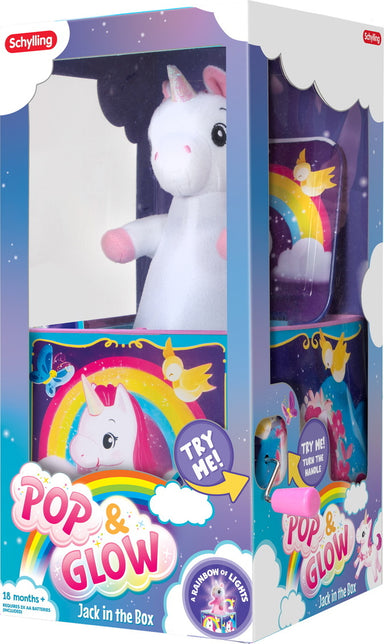 Unicorn Pop N Glow Jack in the Box