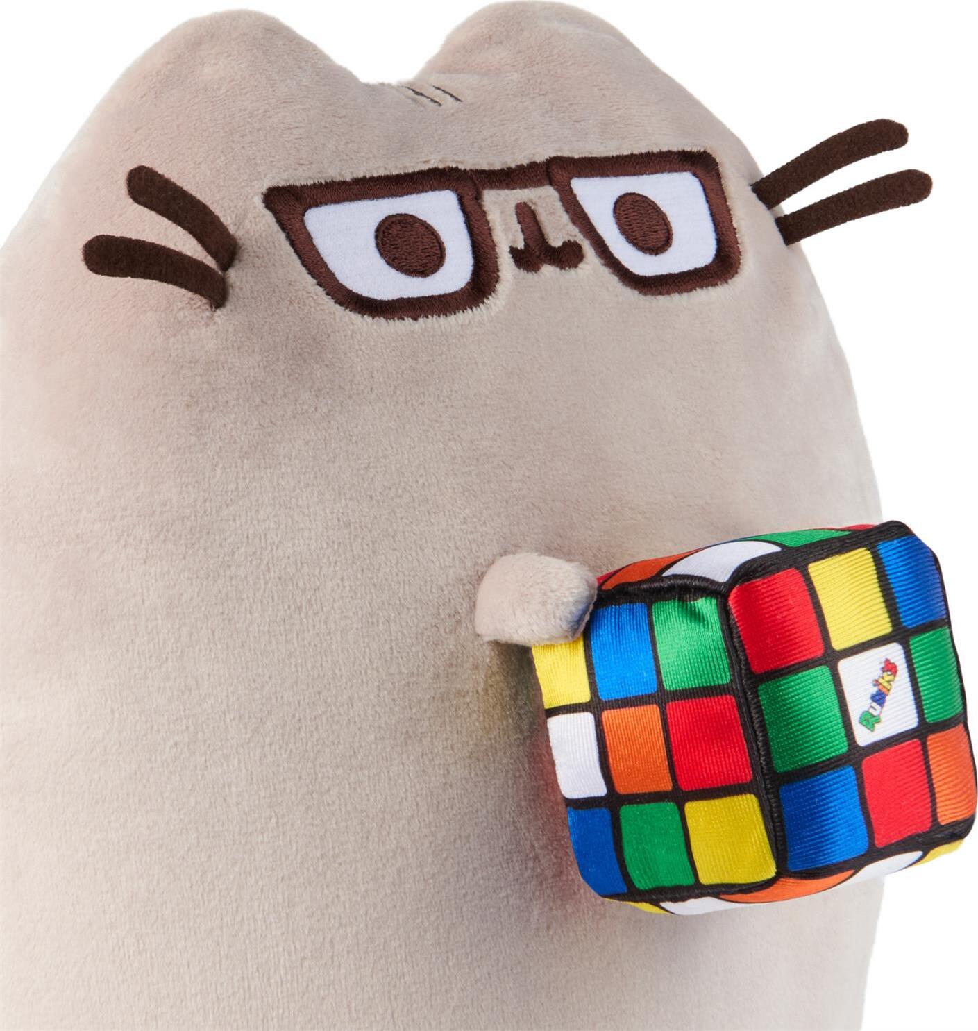 Pusheen with Rubik's Cube, 9.5-Inch