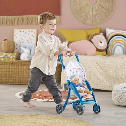 Teal Stroller for 12" Dolls